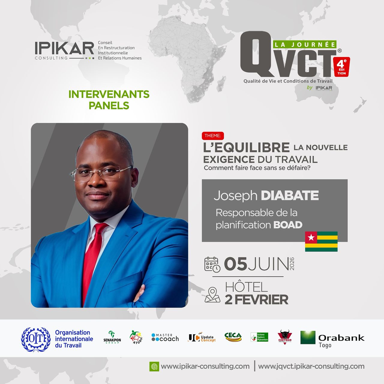 Intervenants Panels: Joseph DIABATE