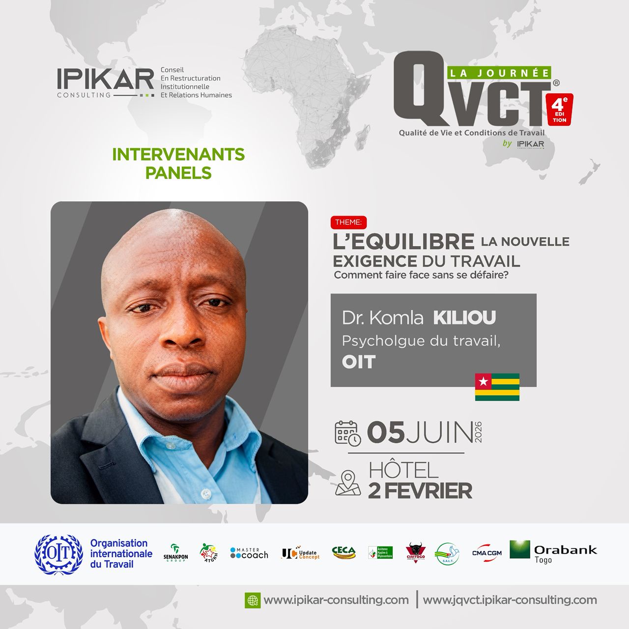 Intervenants Panels: Dr Komla Kiliou